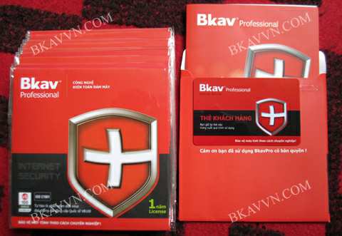 Sản phẩm phần mềm diệt Virus Bkav Pro