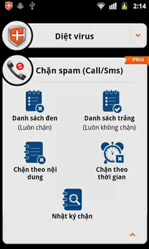 Tính năng Chặn Spam, chặn tin nhắn rác và các cuộc gọi