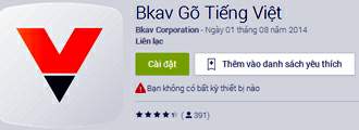 Bkav gõ tiếng Việt